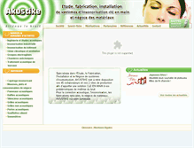 Tablet Screenshot of akustike.fr